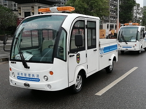 湖南岳麓區電動城市管理執法巡邏車