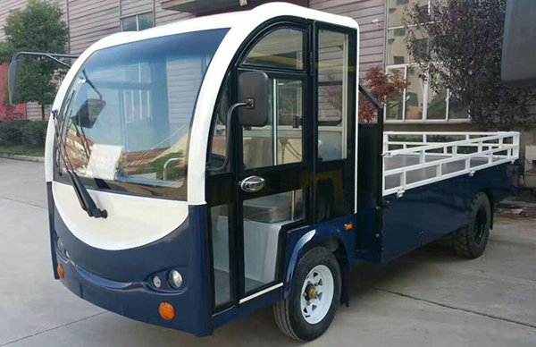 2座封閉平板貨車