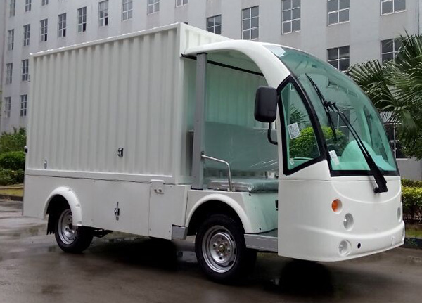 兩人座電動箱式貨車